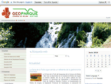 Tablet Screenshot of geoparquemolina.org